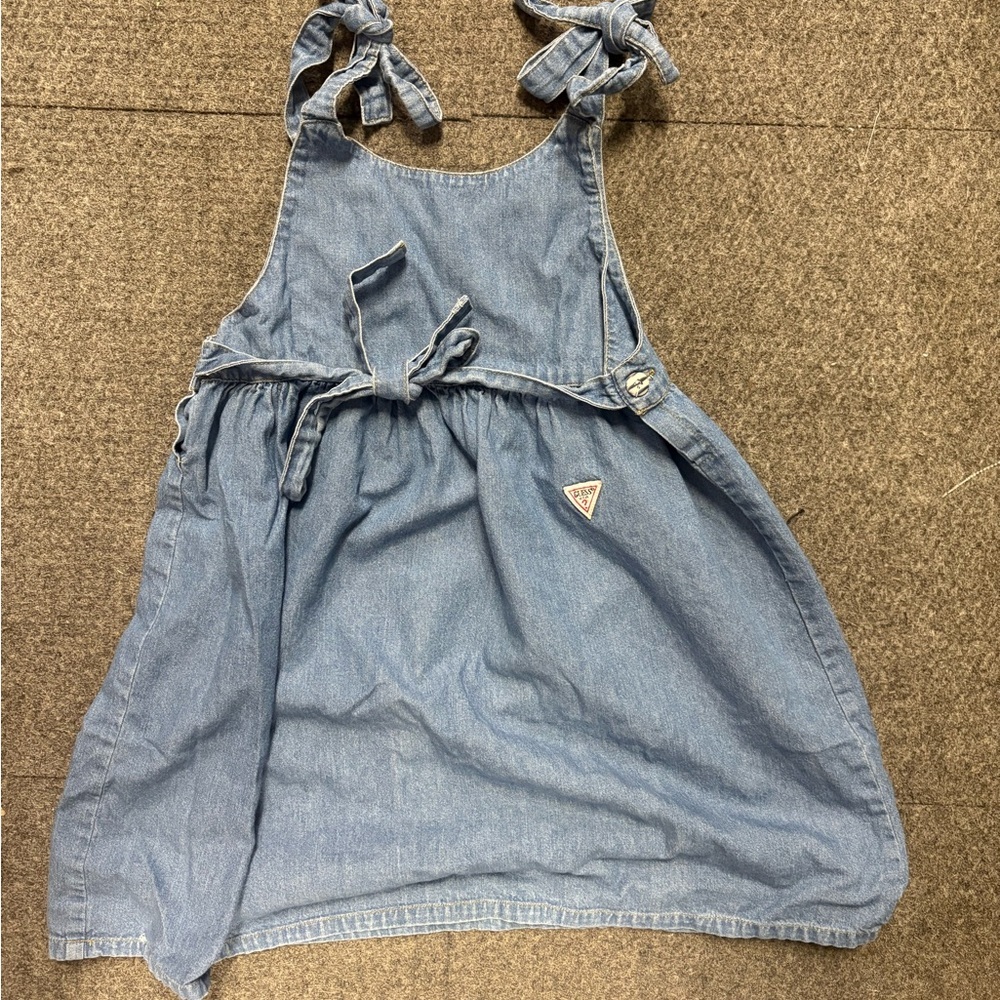 Vintage Guess Blue Denim Kids Dress